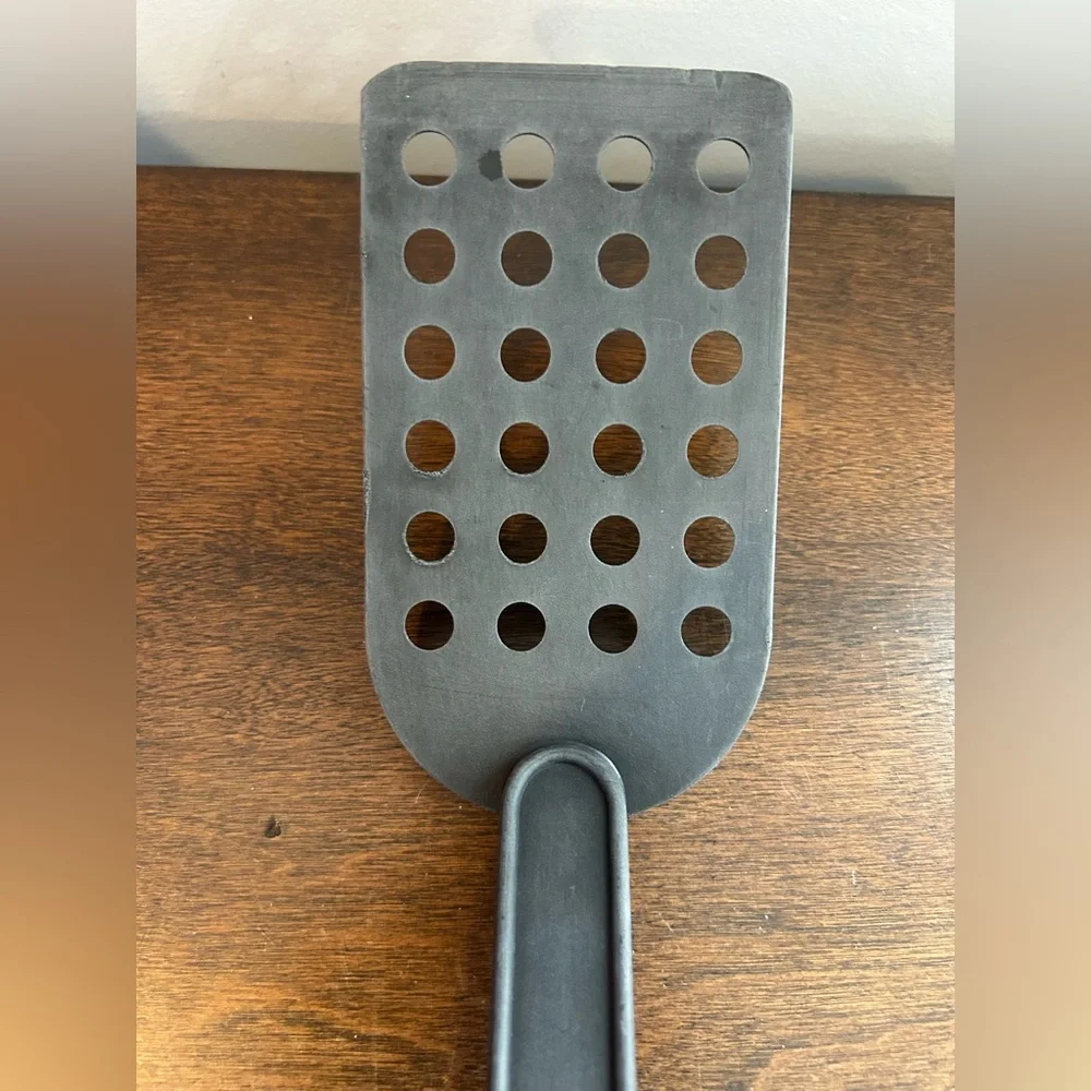 T-Fal Spatula with Holes, Black Nylon, 13 Inches Long- Made in Canada Read Info